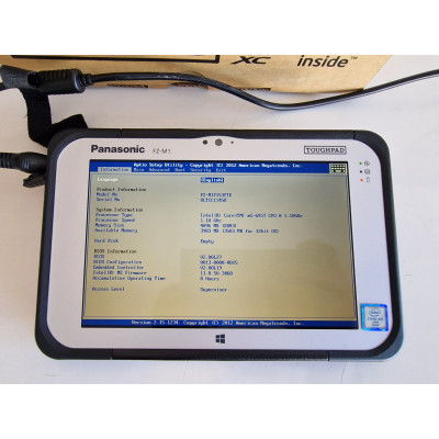 Brand New in Box Panasonic Toughpad FZ-M1 MK2 M5-6y57, 4 GB RAM, Rugged Tablet Computer New In Box